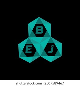 BEJ creative minimalist letter logo. BEJ unique vector initials alphabet letter logo design

