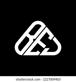 BEJ letter logo creative design with vector graphic, BEJ simple and modern logo in round triangle shape.