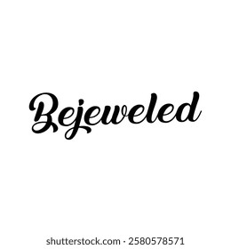 bejeweled text on white background.
