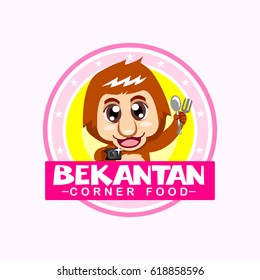 Bekantan Corner Food Logo