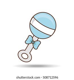 bel blue baby icon design vector illustration eps 10