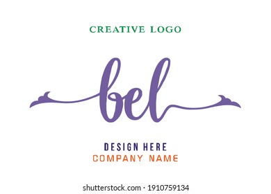 BEL lettering logo is simple, easy to understand and authoritative
