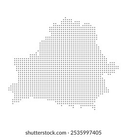 Belarus Country Map mit Punkt Halbton Stil für Business-Präsentation Design