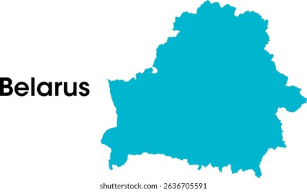 belarus country map in vectors