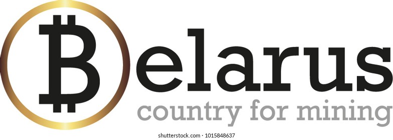 Belarus is a country for mining with the bitcoin logo