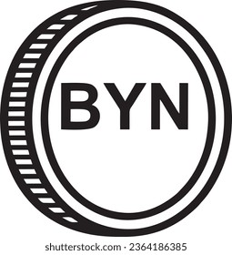 Belarus currency black logo high quality files 