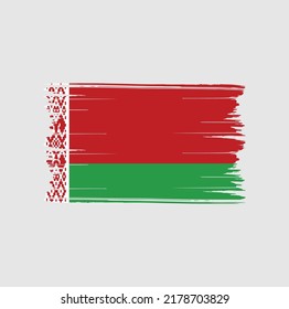 Cepillo de la bandera de Bielorrusia. Bandera nacional