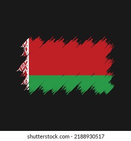 Belarus Flag Brush. National Flag