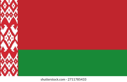 Icono de la bandera de Bielorrusia en alta calidad
