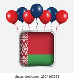 Belarus Flag Independence Day Celebration