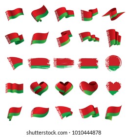 Belarus flag, vector illustration