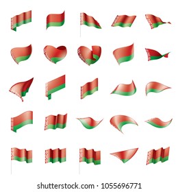 Belarus flag, vector illustration