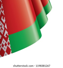 Belarus flag, vector illustration on a white background