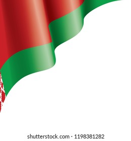 Belarus flag, vector illustration on a white background