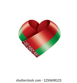 Belarus flag, vector illustration on a white background