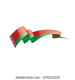 Belarus flag, vector illustration on a white background