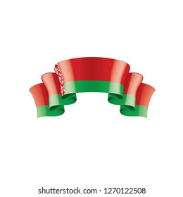 Belarus flag, vector illustration on a white background