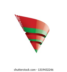 Belarus flag, vector illustration on a white background