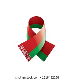 Belarus flag, vector illustration on a white background