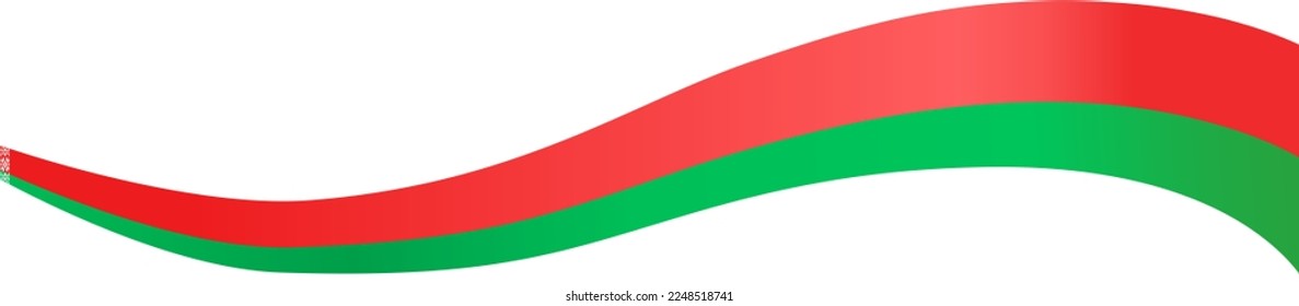 Belarus  flag wave  isolated  on png or transparent background,Symbol Belarus,template for banner,card,advertising ,promote,and business matching country poster, vector illustration