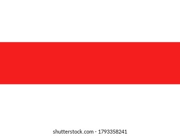 Belarus. Flag of Belarus. White-red-white flag