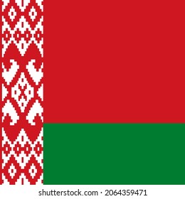 Belarus Flat Rounded Country Flag Icon