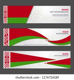 Belarus independence day abstract background design banner and flyer, postcard, landscape, celebration vector illustration