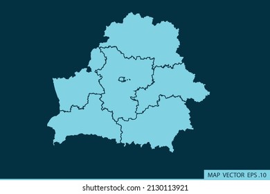 Belarus map ,Abstract mash line and point scales on dark background for your web site design map logo, app, ui ,Travel. Vector illustration eps 10.