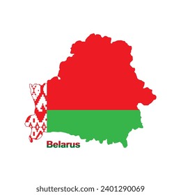 Belarus map icon,vector illustration symbol design