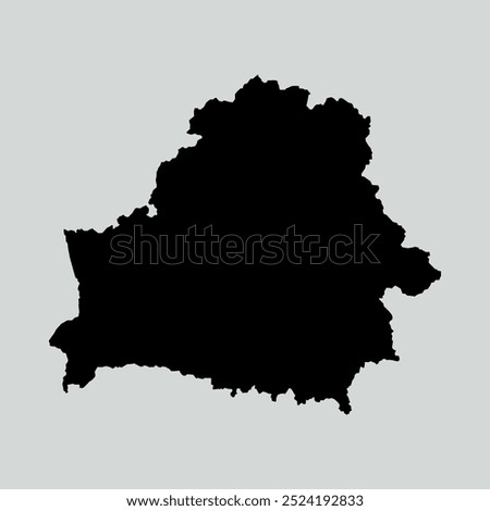 belarus map isolated on white background. Map of belarus. Vector illustration