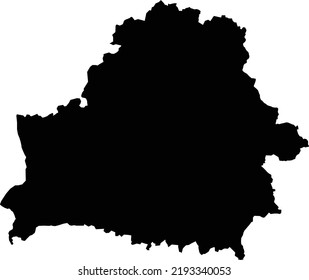 Belarus map vector map.Hand drawn minimalism style.