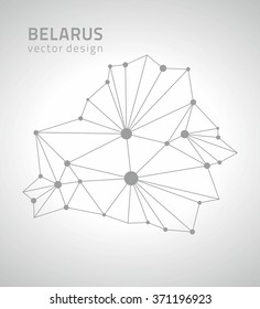 Belarus outline map