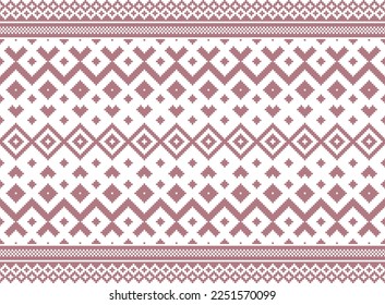 Belarus pattern Vector illustration of Ukrainian folk seamless pattern ornament. Ethnic ornament. Border element. Traditional Ukrainian, Belarusian folk art knitted embroidery pattern