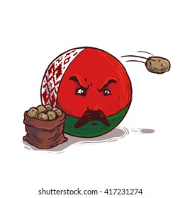 belarus with potato
