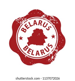 Belarus Rubber Stamp Stock Vector (royalty Free) 1137072026 