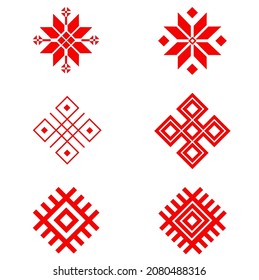 Belarusian ethnic ornament, seamless pattern. Vector illustration. Slavic traditional ornament pattern. Belarusian pattern