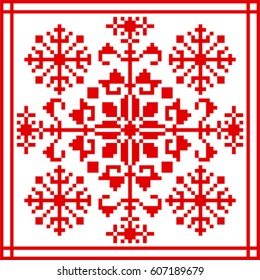 Belarusian ethnic ornament, seamless pattern. Vector illustration, Slovenian Traditional Pattern Ornament