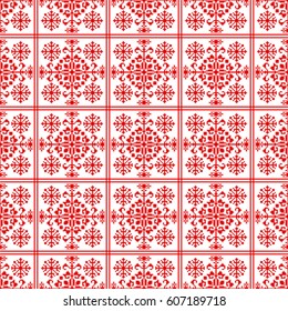 Belarusian ethnic ornament, seamless pattern. Vector illustration, Slovenian Traditional Pattern Ornament