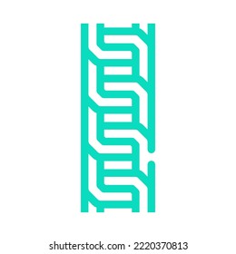 belcher chain color icon vector. belcher chain sign. isolated symbol illustration