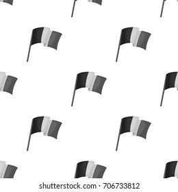 The Belgian flag.The dark Belgian wolf. Belgium single icon in monochrome style vector symbol stock illustration.