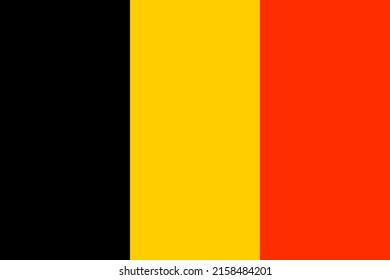 Belgian flag. State government symbol of the country.