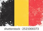 Belgian flag vector illustration. The national flag of Belgium.