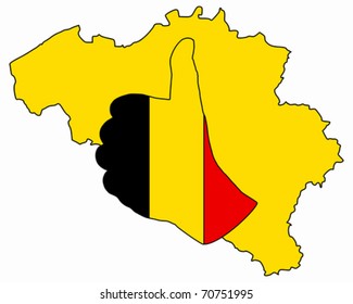 Belgian hand signal