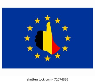 Belgian hand signal