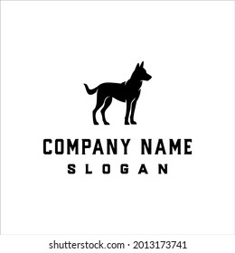 Belgian Shepherds logo with elegant and simple style design