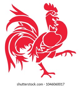 Belgian state Walloon Brabant red rooster heraldic element