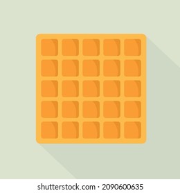 belgian waffle icon- vector illustration