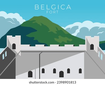 Belgica fort Maluku Indonesia landscape