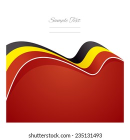 Belgium abstract flag ribbon vector