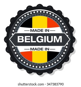 Belgium Bottle Cap Badge